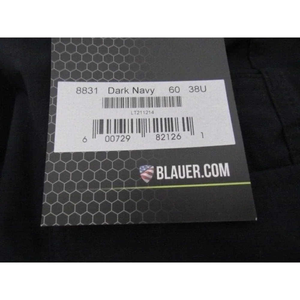BLAUER 8831 4 Pocket Cotton Blend Pants Navy 60x38‎ UNHEMMED
